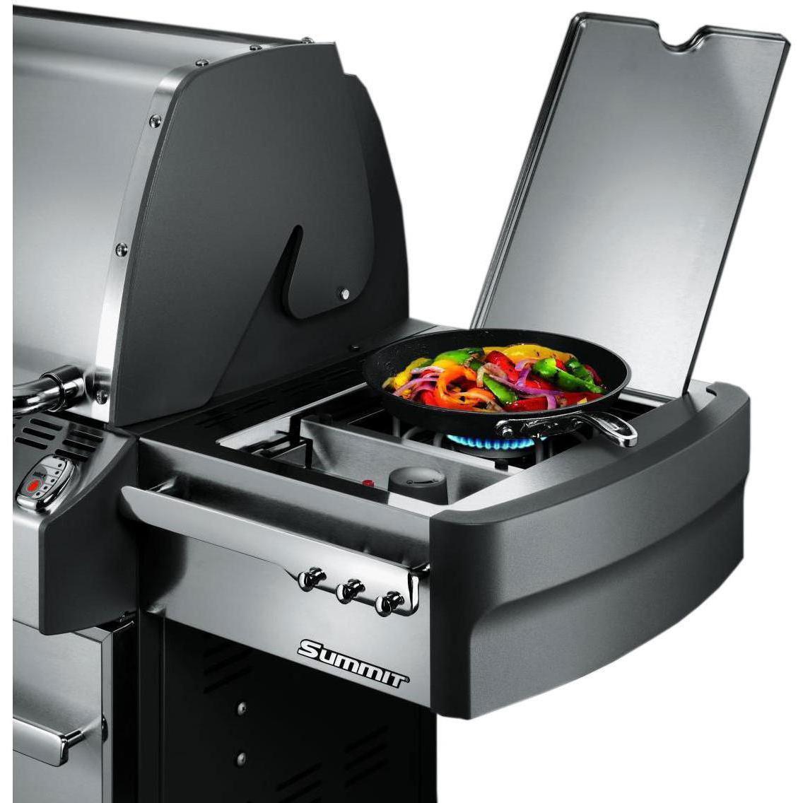 Weber Summit S-670 Propane Gas Grill With Rotisserie, Sear Burner & Side Burner - 7370001