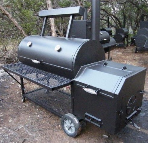 BBQ Pit Fine Tune 2454 Reverse Flow Smoke