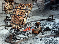 asado barbecuing