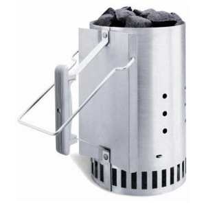 BBQ charcoal starter chimney