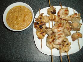 Chicken Satay and Sauce