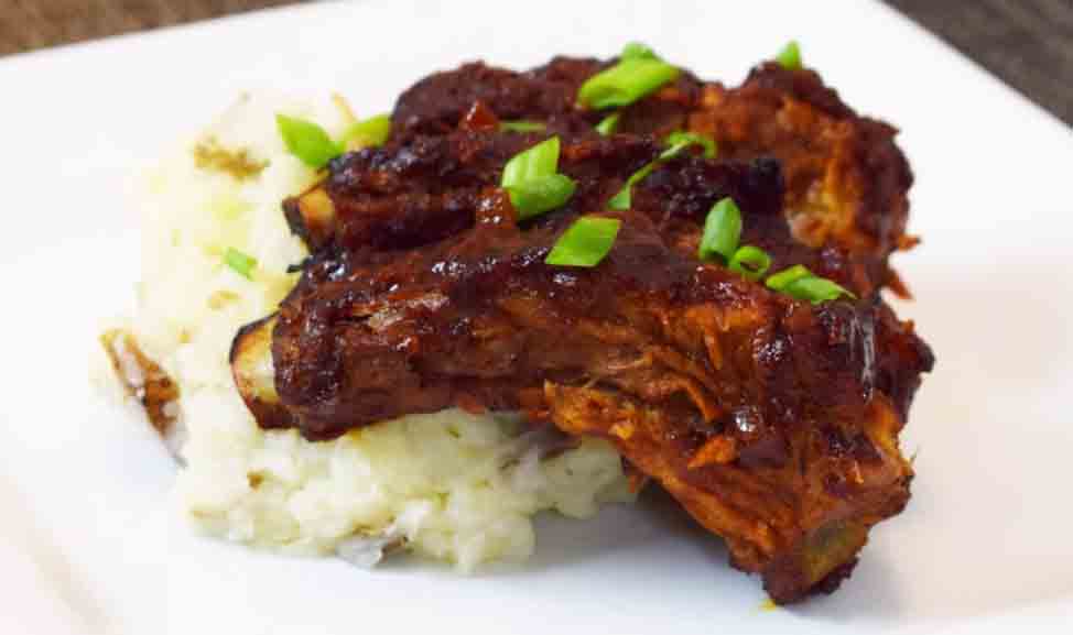 Grilled BBQ spare ribs with Masala Rice